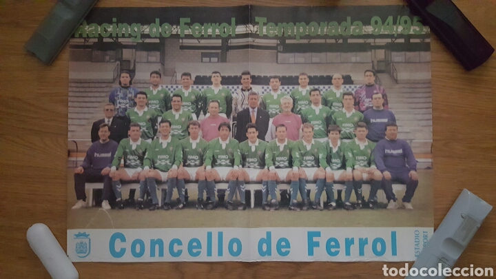 Collezionismo sportivo: POSTER RACING DE FERROL - TEMPORADA 1994-95 SEGUNDA B