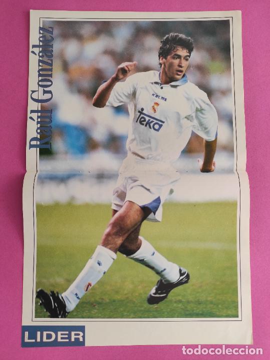 Sammelleidenschaft Sport: POSTER RAUL GONZALEZ REAL MADRID - REVISTA EQUIPO LIDER