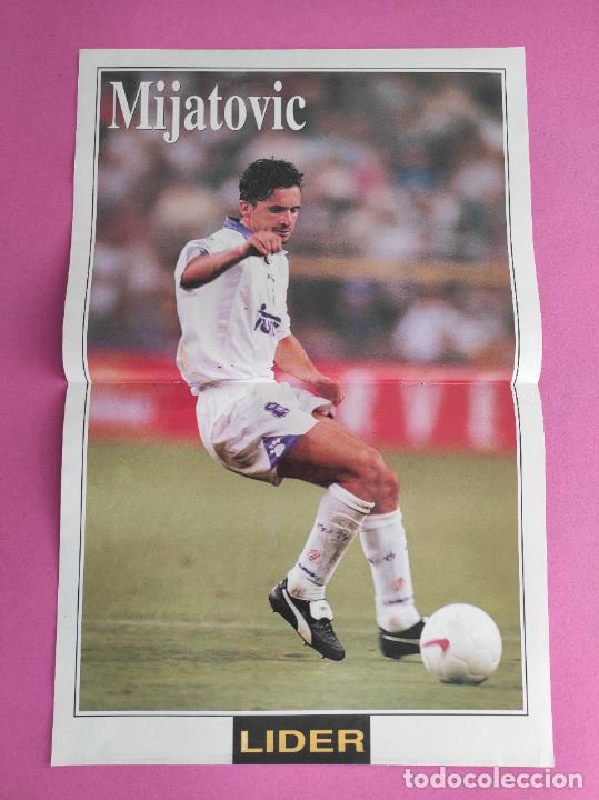 Sammelleidenschaft Sport: POSTER PEDJA MIJATOVIC REAL MADRID - REVISTA EQUIPO LIDER