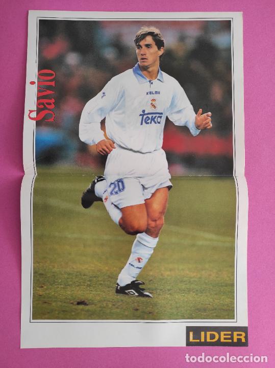 Sammelleidenschaft Sport: POSTER SAVIO BORTOLINI REAL MADRID - REVISTA EQUIPO LIDER