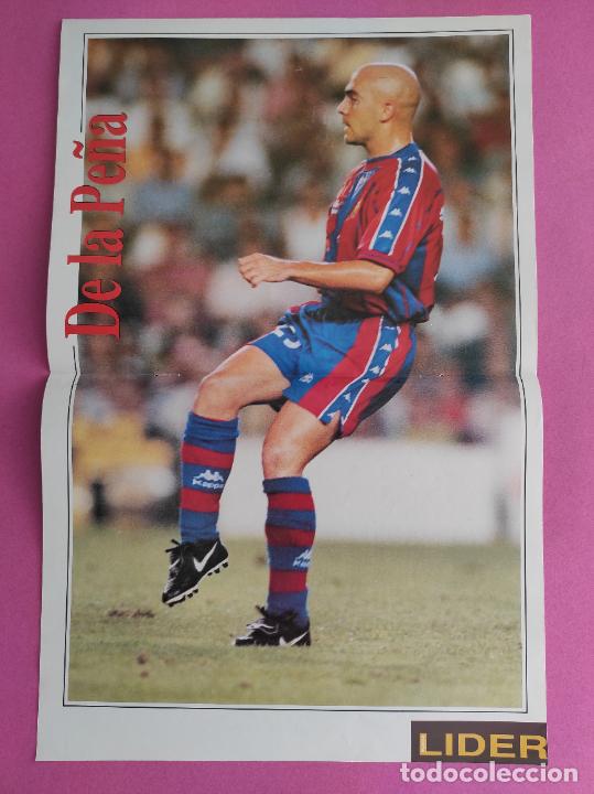 Sammelleidenschaft Sport: POSTER IVAN DE LA PE&Ntilde;A FC BARCELONA - REVISTA EQUIPO LIDER BAR&Ccedil;A