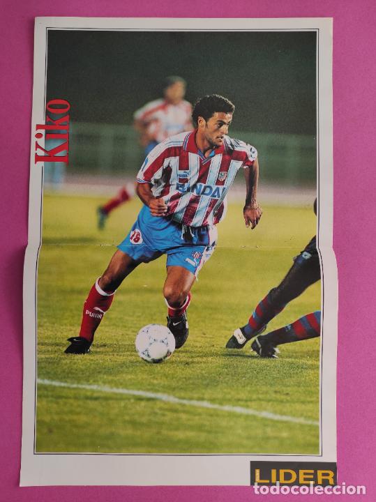 Sammelleidenschaft Sport: POSTER KIKO NARVAEZ ATLETICO DE MADRID - REVISTA EQUIPO LIDER ATLETI