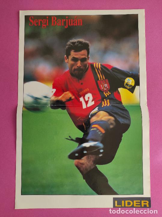Collezionismo sportivo: POSTER SERGI BARJUAN ESPA&Ntilde;A - REVISTA EQUIPO LIDER - SELECCION ESPA&Ntilde;OLA OLIMPICA