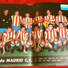 Coleccionismo deportivo: AT. DE MADRID CF. (1964) POSTER TELE EXPRES 33,50X24 CM - 1ª DIVISION LIGA FUTBOL - GENTILEZA PHILCO