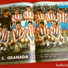Coleccionismo deportivo: F. C. GRANADA (1967) POSTER TELE EXPRES 33,50X24 CM - EQUIPO COPERO LIGA FUTBOL - GENTILEZA PHILCO. Lote 251111285