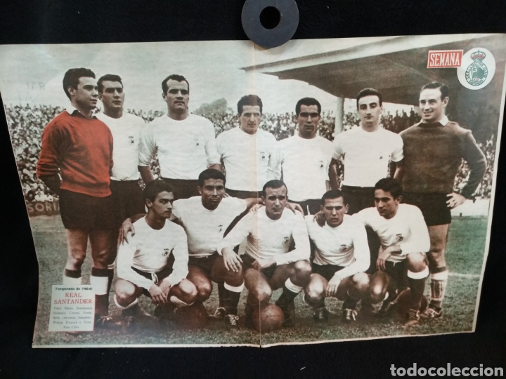 Collezionismo sportivo: Poster Real Racing club Santander, temporada 1960-61