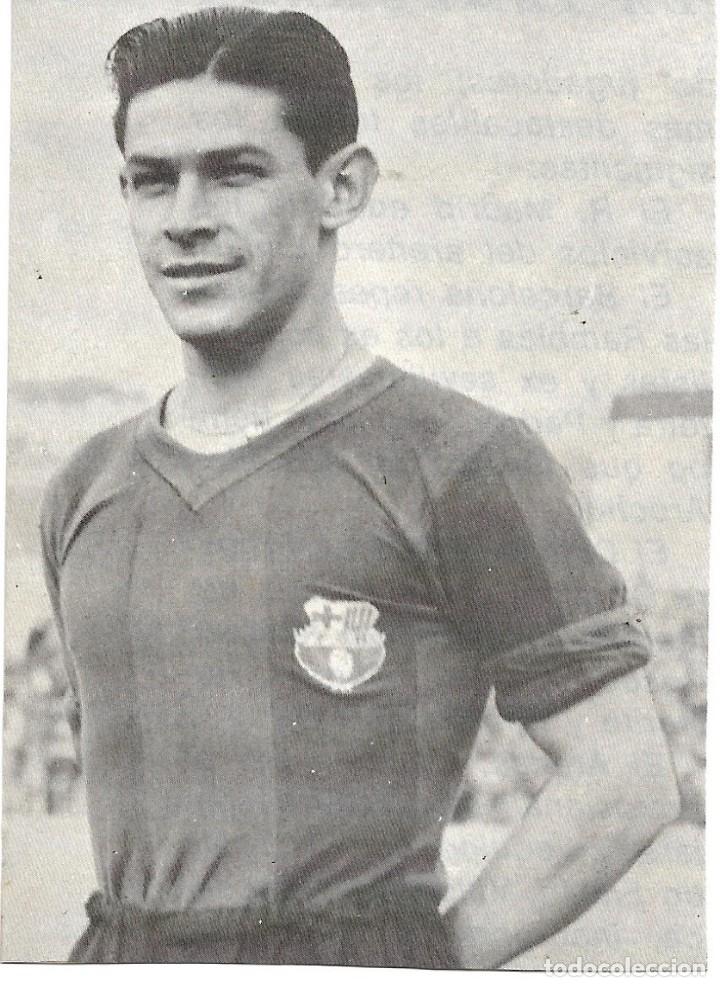 Coleccionismo deportivo: BAR&Ccedil;A: Recorte de MORERA - Foto 1