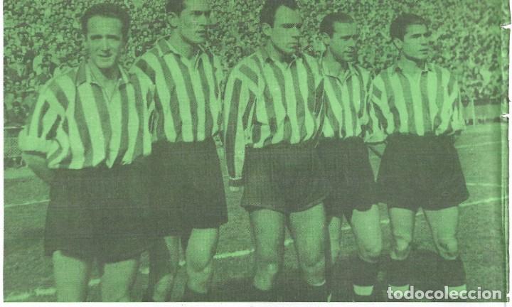 Collezionismo sportivo: ATHLETIC DE BILBAO: Recorte de la m&iacute;tica delantera IRIONDO, VENANCIO, ZARRA, PANIZO y GAINZA