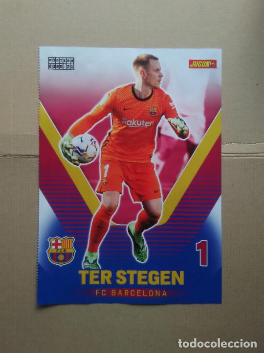 Collezionismo sportivo: TER STEGEN BARCELONA TAKEFUSA KUBO GETAFE DOBLE P&Oacute;STER 1 P&Aacute;GINA REVISTA JUG&Oacute;N 2020-2021 LIGA 20-21