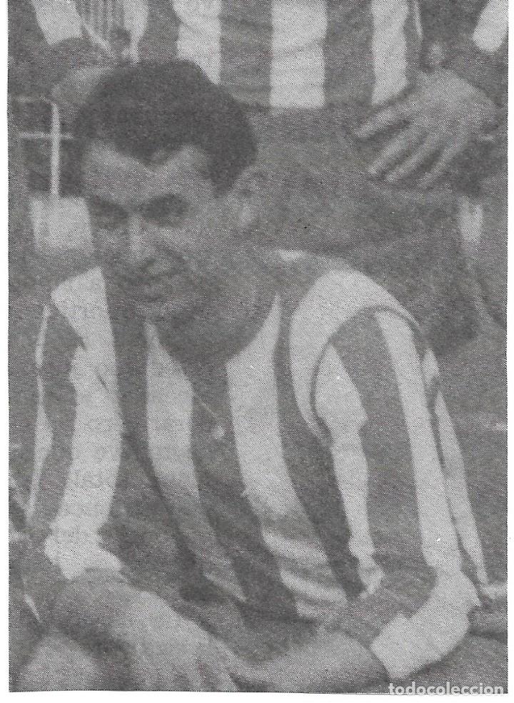 Coleccionismo deportivo: REAL SPORTING DE GIJ&Oacute;N: Recorte de AMENGUAL