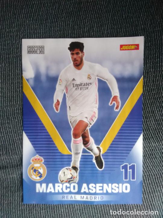 Sammelleidenschaft Sport: MARCO ASENSIO REAL MADRID RUB&Eacute;N CELTA VIGO DOBLE P&Oacute;STER 1 P&Aacute;GINA REVISTA JUG&Oacute;N 2020-2021 LIGA 20-21