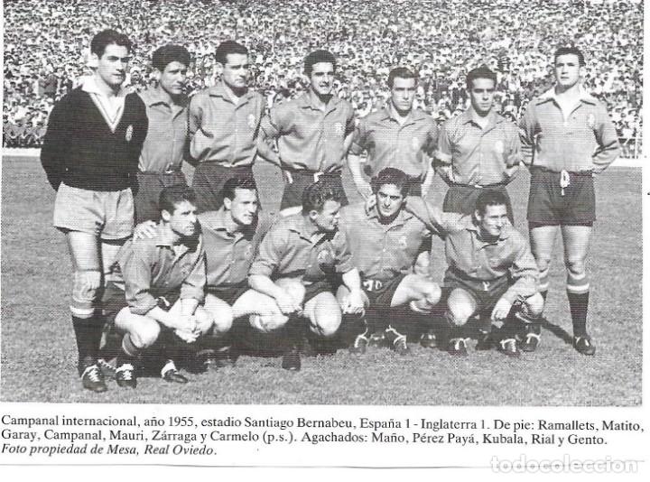Sammelleidenschaft Sport: SELECCI&Oacute;N ESPA&Ntilde;OLA DE F&Uacute;TBOL: Recorte de un equipo de 1955