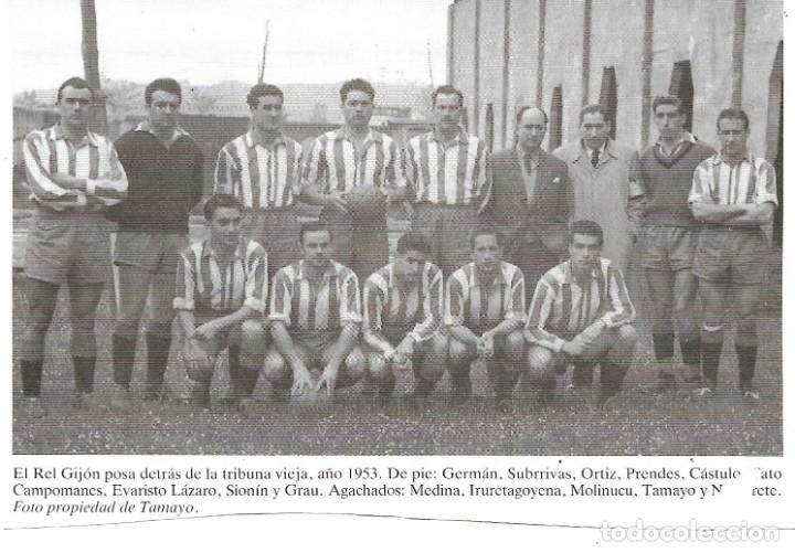 Sammelleidenschaft Sport: REAL SPORTING DE GIJ&Oacute;N: Recorte de un equipo de 1953