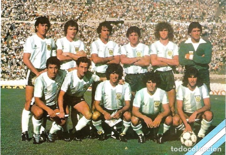 Collezionismo sportivo: SELECCI&Oacute;N DE F&Uacute;TBOL DE ARGENTINA: Gran recorte de un equipo de los primeros a&ntilde;os 80