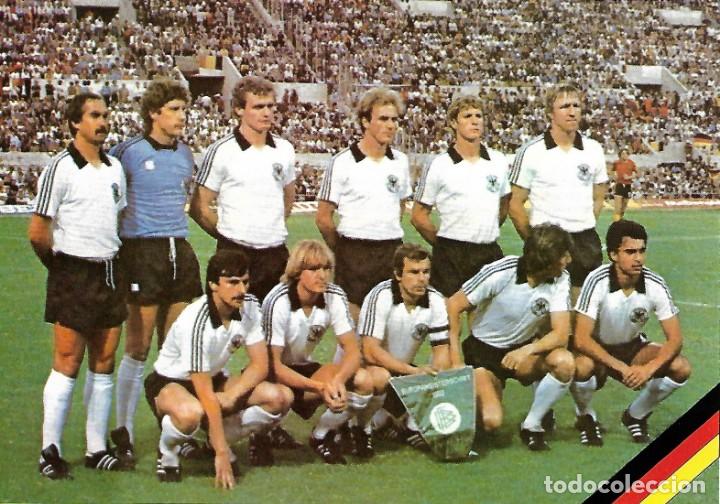 Collezionismo sportivo: SELECCI&Oacute;N DE F&Uacute;TBOL DE LA RFA ( ALEMANIA ): Gran recorte de un equipo de los primeros a&ntilde;os 80