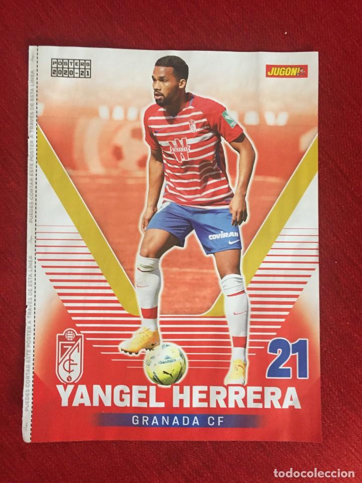 Collezionismo sportivo: CARTEL POSTER REVISTA JUGON YANGEL HERRERA GRANADA ISAK REAL SOCIEDAD
