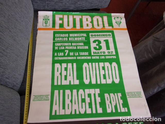 Coleccionismo deportivo: campeonato liga 1 division Real Oviedo-Albacete Bpie a&ntilde;o 1992