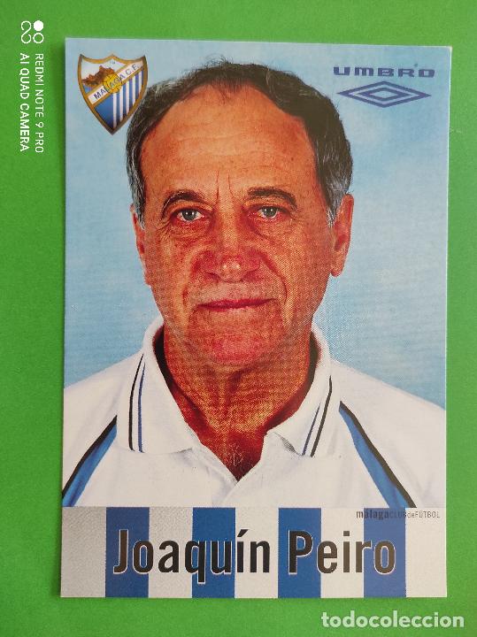 Collezionismo sportivo: FOTO POSTAL MALAGA CF 11,5cm X 16,5cm UMBRO TEMPORADA 02 03 2002 2003 TARJETA , JOAQUIN PEIRO