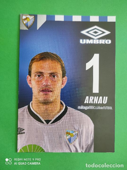 Sammelleidenschaft Sport: FOTO POSTAL MALAGA CF 11,5cm X 16,5cm UMBRO TEMPORADA 03 04 2003 2004 TARJETA N&ordm; 1 ARNAU