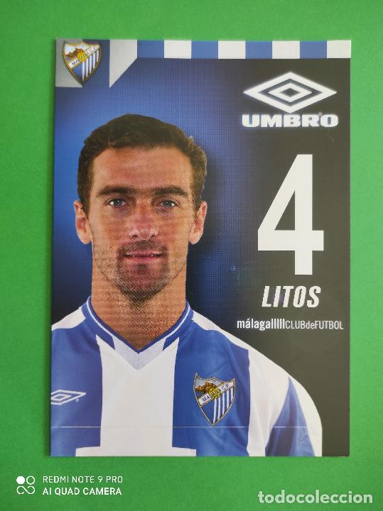 Sammelleidenschaft Sport: FOTO POSTAL MALAGA CF 11,5cm X 16,5cm UMBRO TEMPORADA 03 04 2003 2004 TARJETA N&ordm; 4 LITOS