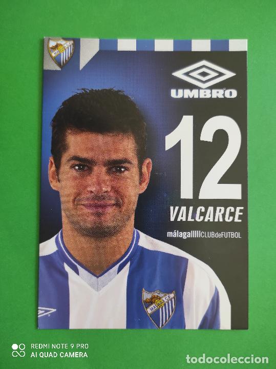 Collectionnisme sportif: FOTO POSTAL MALAGA CF 11,5cm X 16,5cm UMBRO TEMPORADA 03 04 2003 2004 TARJETA N&ordm; 12 VALCARCE