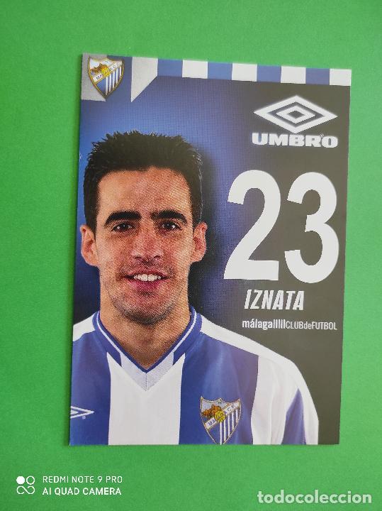 Collectionnisme sportif: FOTO POSTAL MALAGA CF 11,5cm X 16,5cm UMBRO TEMPORADA 03 04 2003 2004 TARJETA N&ordm; 23 IZNATA
