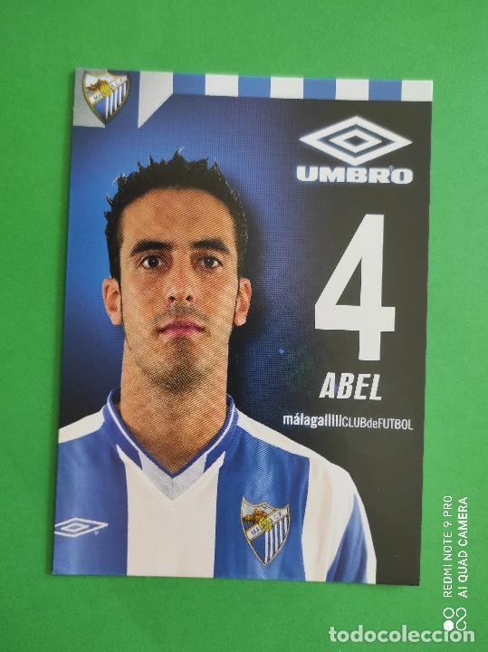 Collectionnisme sportif: FOTO POSTAL MALAGA CF 11,5cm X 16,5cm UMBRO TEMPORADA 03 04 2003 2004 TARJETA N&ordm; 4 ABEL