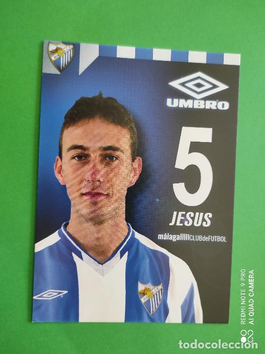Collectionnisme sportif: FOTO POSTAL MALAGA CF 11,5cm X 16,5cm UMBRO TEMPORADA 03 04 2003 2004 TARJETA N&ordm; 5 JESUS