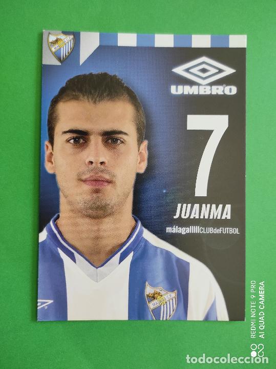 Collectionnisme sportif: FOTO POSTAL MALAGA CF 11,5cm X 16,5cm UMBRO TEMPORADA 03 04 2003 2004 TARJETA N&ordm; 7 JUANMA