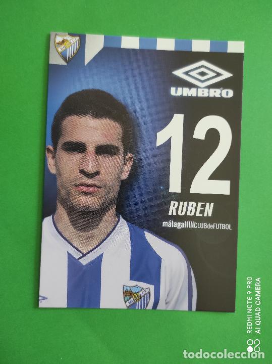 Collectionnisme sportif: FOTO POSTAL MALAGA CF 11,5cm X 16,5cm UMBRO TEMPORADA 03 04 2003 2004 TARJETA N&ordm; 12 RUBEN