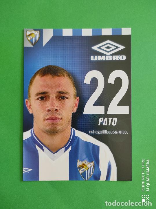 Collectionnisme sportif: FOTO POSTAL MALAGA CF 11,5cm X 16,5cm UMBRO TEMPORADA 03 04 2003 2004 TARJETA N&ordm; 22 PATO