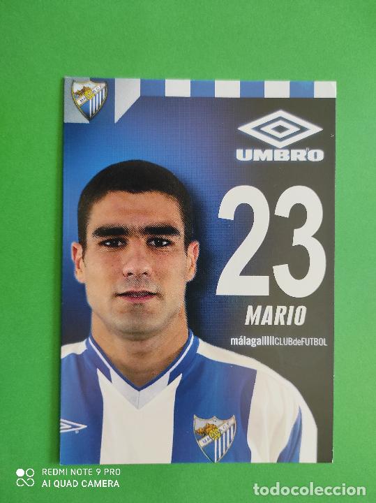 Collectionnisme sportif: FOTO POSTAL MALAGA CF 11,5cm X 16,5cm UMBRO TEMPORADA 03 04 2003 2004 TARJETA N&ordm; 23 MARIO