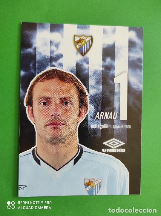 Collectionnisme sportif: FOTO POSTAL MALAGA CF 11,5cm X 16,5cm UMBRO TEMPORADA 04 05 2004 2005 TARJETA N&ordm; 1 ARNAU