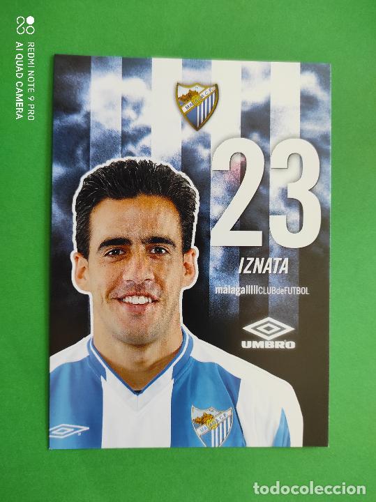 Collectionnisme sportif: FOTO POSTAL MALAGA CF 11,5cm X 16,5cm UMBRO TEMPORADA 04 05 2004 2005 TARJETA N&ordm; 23 IZNATA