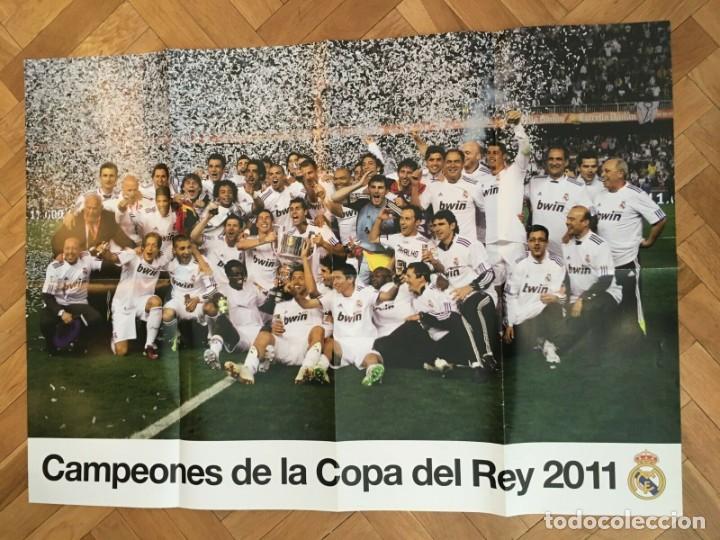 Collezionismo sportivo: POSTER CARTEL OFICIAL REAL MADRID CAMPEON COPA DEL REY 2011