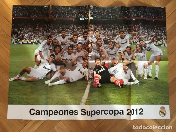 Collezionismo sportivo: POSTER CARTEL OFICIAL REAL MADRID CAMPEONES SUPERCOPA DE ESPA&Ntilde;A 2012