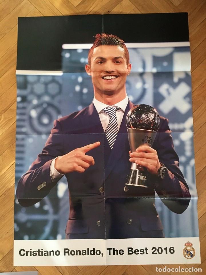 Collezionismo sportivo: POSTER CARTEL OFICIAL REAL MADRID CAMPEON Cristiano Ronaldo The Best 2016