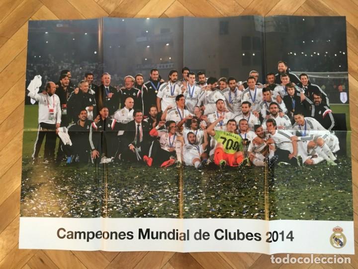 Collezionismo sportivo: POSTER CARTEL OFICIAL REAL MADRID CAMPEON Fifa Club World Cup 2014 MUNDIAL DE CLUBS