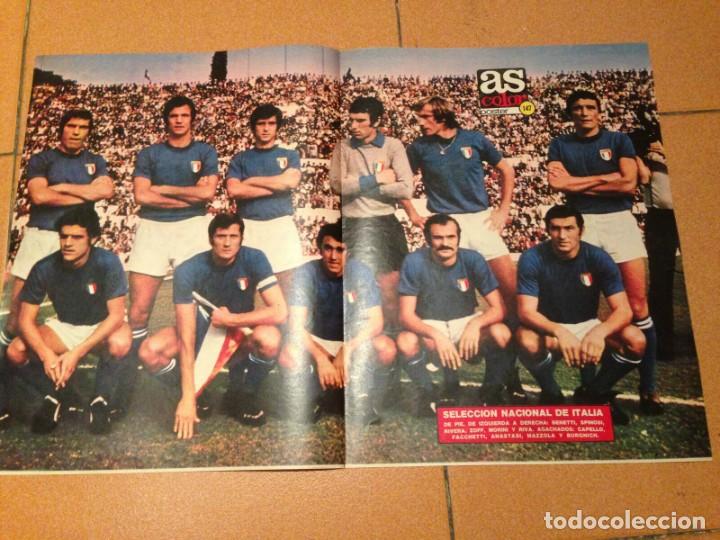 Coleccionismo deportivo: CARTEL POSTER AS COLOR ITALIA ITALY BENETTI ZOFF CAPELLO FACCHETTI ANASTASI MAZZOLA