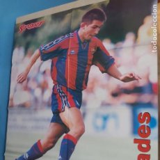 Coleccionismo deportivo: POSTER GIGANTE BARCA - CELADES - FC BARCELONA - 60X80 CM. Lote 260488885