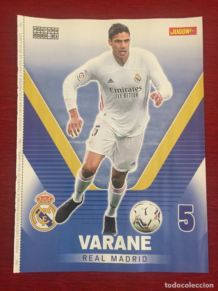 Collectionnisme sportif: CARTEL POSTER REVISTA JUGON VARANE REAL MADRID DE JONG BARCELONA