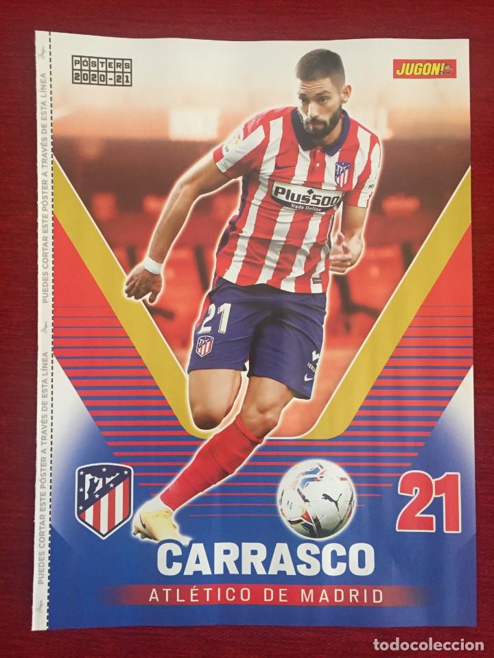 Collectionnisme sportif: CARTEL POSTER REVISTA JUGON CARRASCO ATLETICO MADRID RUBEN GARCIA OSASUNA