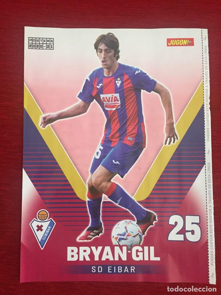 Collectionnisme sportif: CARTEL POSTER REVISTA JUGON BRYAN GIL EIBAR