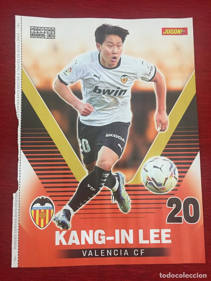 Collectionnisme sportif: CARTEL POSTER REVISTA JUGON KANG IN LEE VALENCIA JOSELU ALAVES