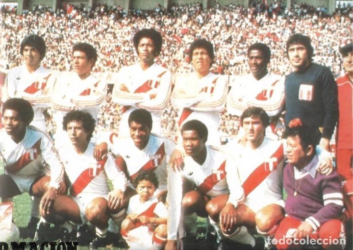 Collectionnisme sportif: SELECCI&Oacute;N DE F&Uacute;TBOL DE PER&Uacute;. P&oacute;ster de1982