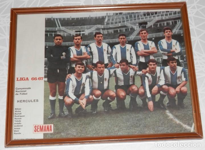 Coleccionismo deportivo: CARTEL DEL CLUB DE FUTBOL HERCULES DE ALICANTE - TEMPORADA 1966/67