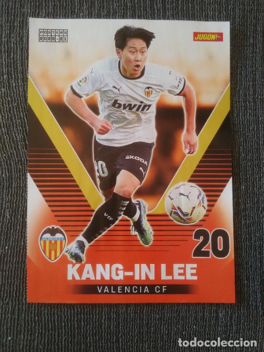Coleccionismo deportivo: KANG-IN LEE VALENCIA JOSELU DEPORTIVO ALAVES DOBLE P&Oacute;STER 1 P&Aacute;G REVISTA JUG&Oacute;N 2020-2021 LIGA 20-21