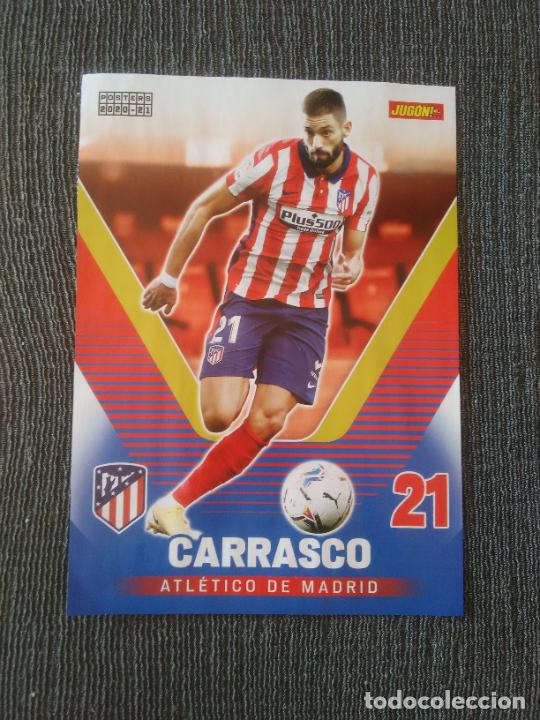 Coleccionismo deportivo: CARRASCO ATLETICO MADRID RUBEN GARCIA OSASUNA DOBLE P&Oacute;STER 1 P&Aacute;G REVISTA JUG&Oacute;N 2020-2021 LIGA 20-21