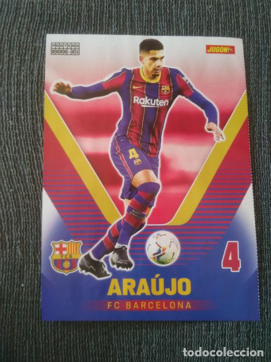 Coleccionismo deportivo: ARAUJO BARCELONA VILLALIBRE ATHLETIC BILBAO DOBLE P&Oacute;STER 1 P&Aacute;G REVISTA JUG&Oacute;N 2020-2021 LIGA 20-21