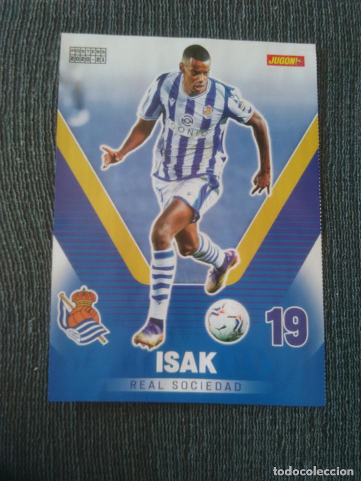 Coleccionismo deportivo: ISAK REAL SOCIEDAD YANGEL HERRERA GRANADA DOBLE P&Oacute;STER 1 P&Aacute;G REVISTA JUG&Oacute;N 2020-2021 LIGA 20-21